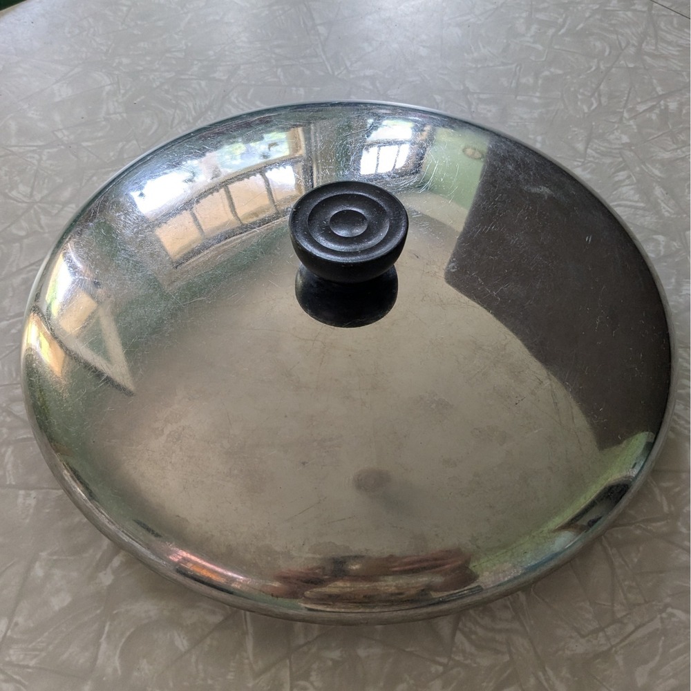 10" Revere Ware Pot Pan Lid Stainless Steel